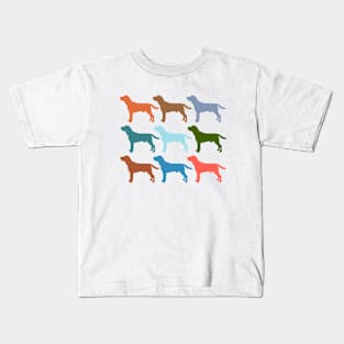 Beagle Dog Rainbow Colors Kids T-Shirt